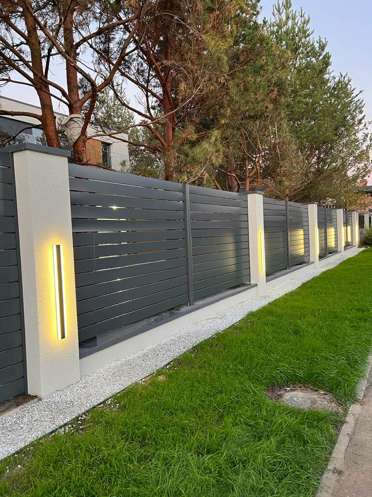 Забор-ранчо из металлопланкена 36м RAL7024 Серый Графит фото 13 в Экибастузе