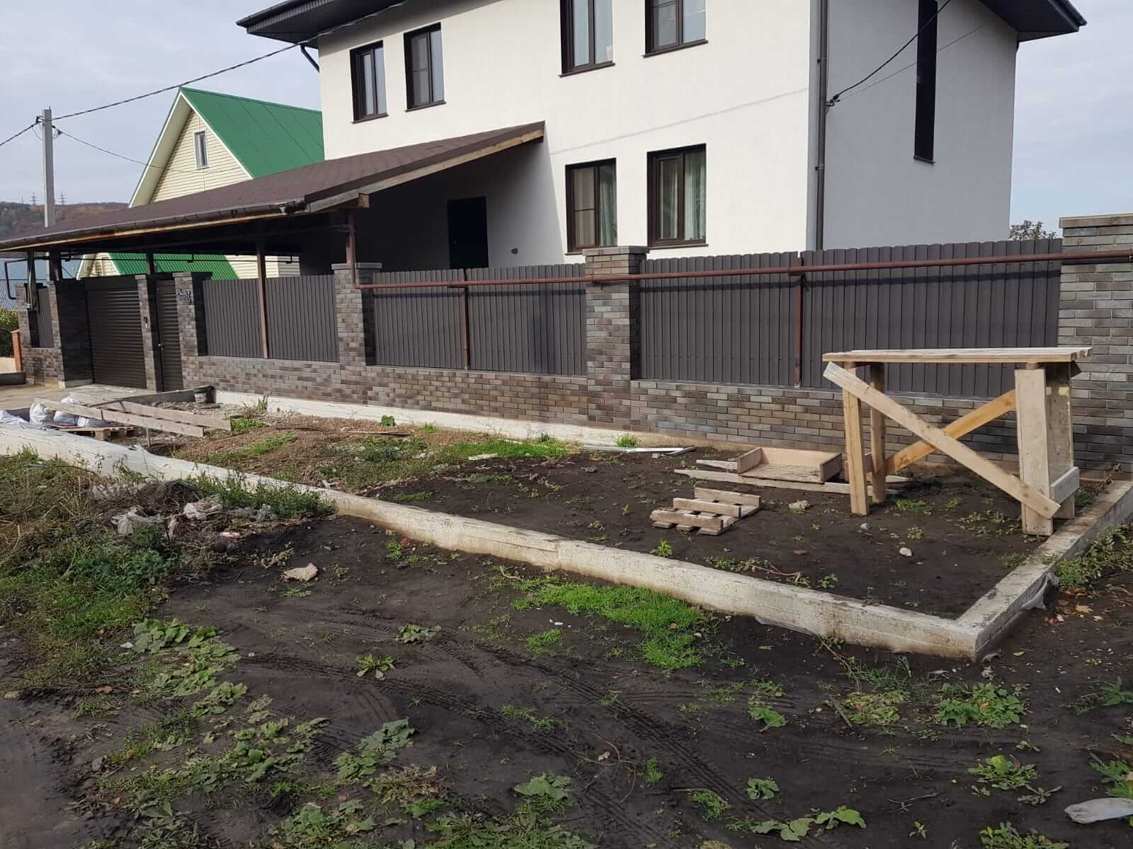 Забор из штакетника 15м RAL8019/8019 Темный Шоколад двусторонний МАТТЕ фото 1 в Экибастузе