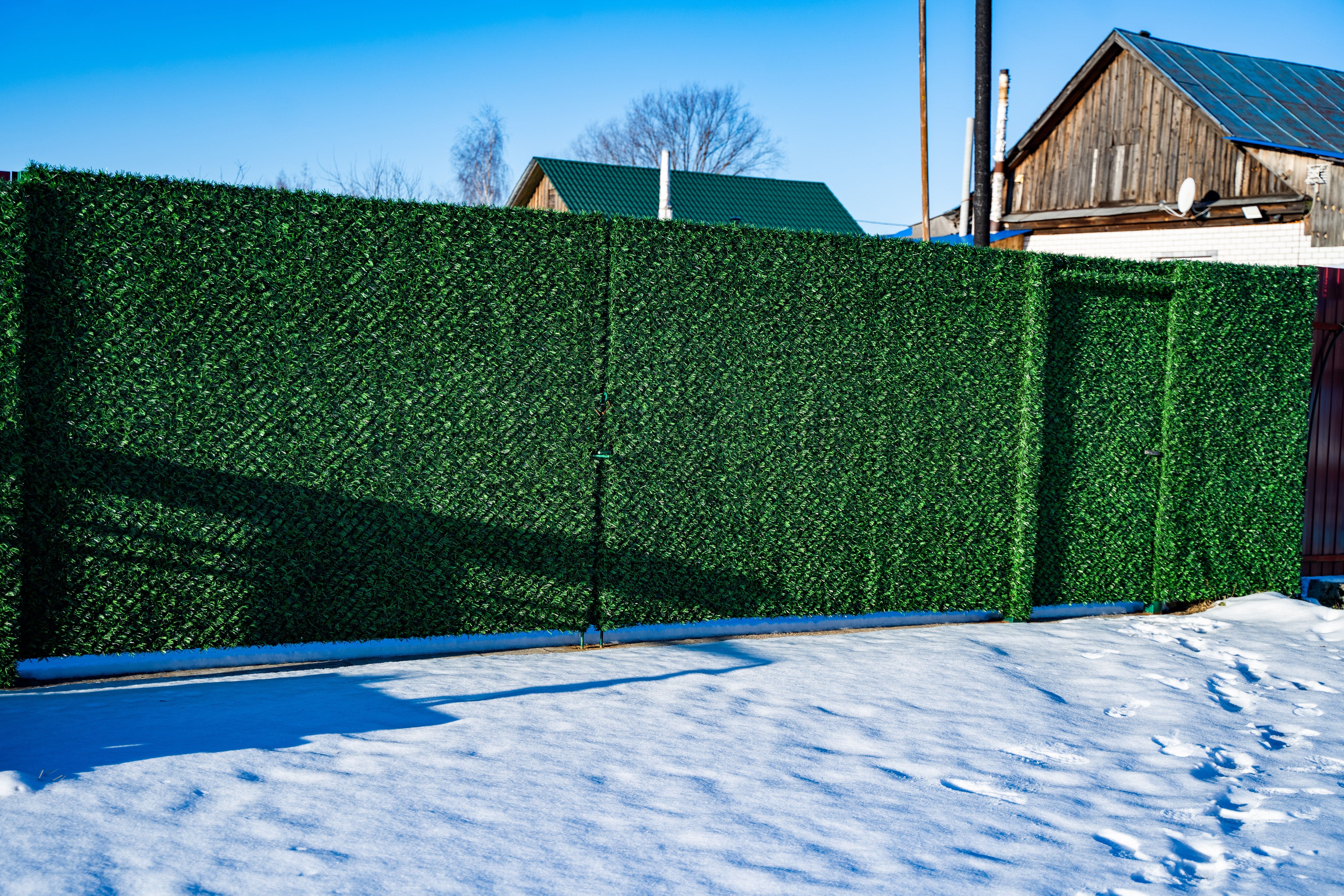 Вечнозеленый забор Grass Fence рулон 2м фото 4 в Экибастузе